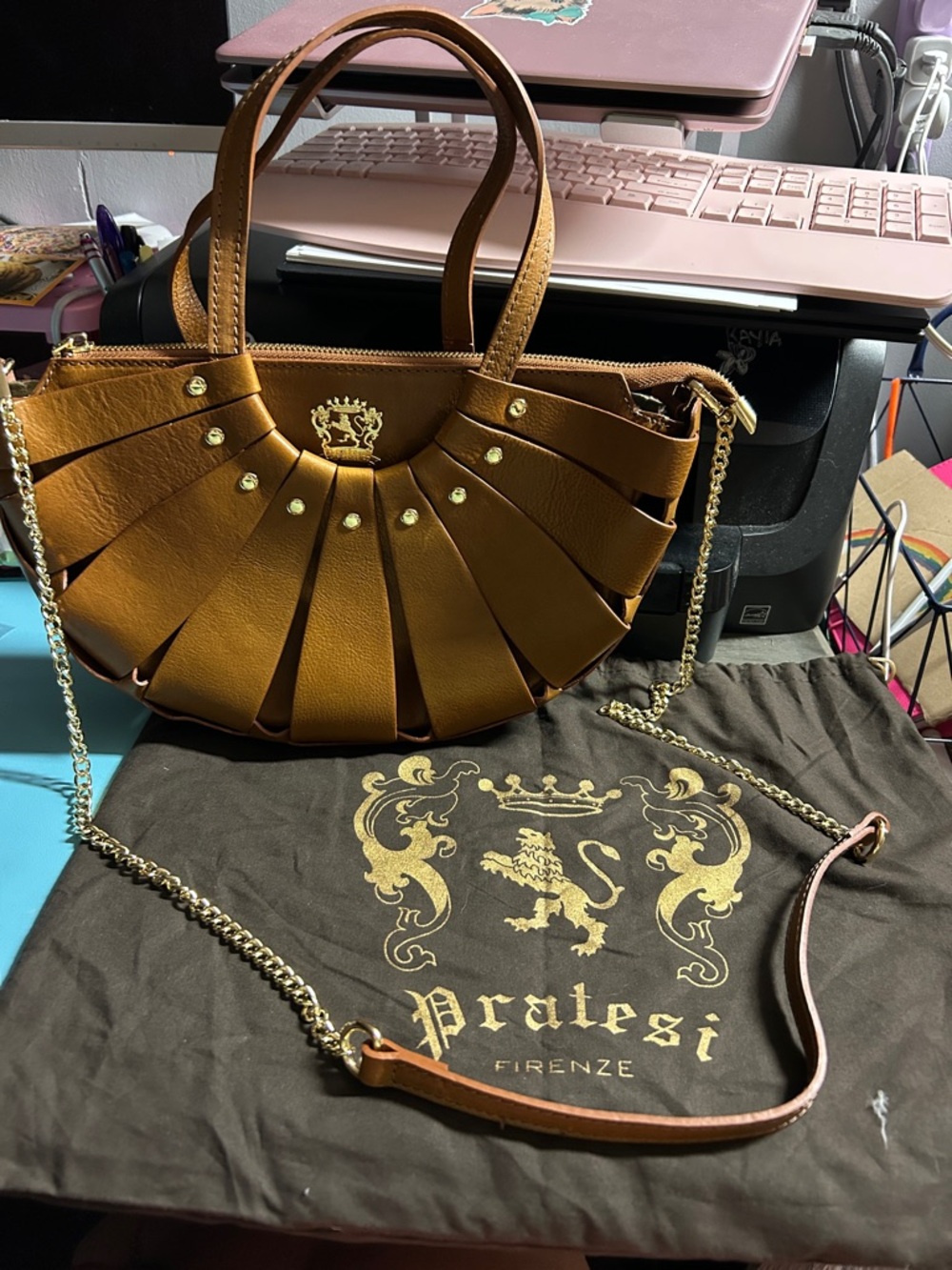 Lucolena Clutch bag (B110/34) from the Italian Florentine brand, Pratesi Firenze